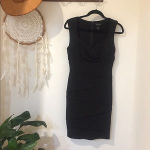 Black house white market dress